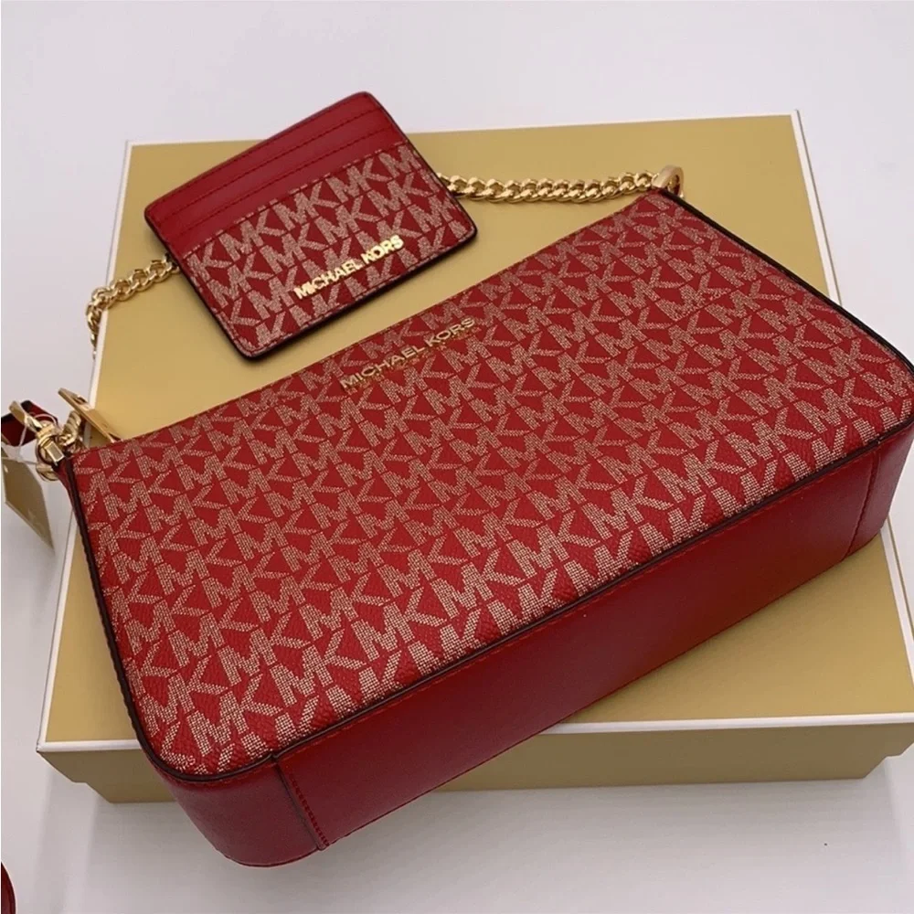 MICHAEL KORS GIFTABLE SHOULDER BAG & CARD HOLDER BOXED SET